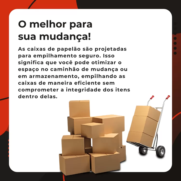 10 Caixas De Papelão Para Mudança 53x34x28 Ft 10075-10 Fortebox - Image 5