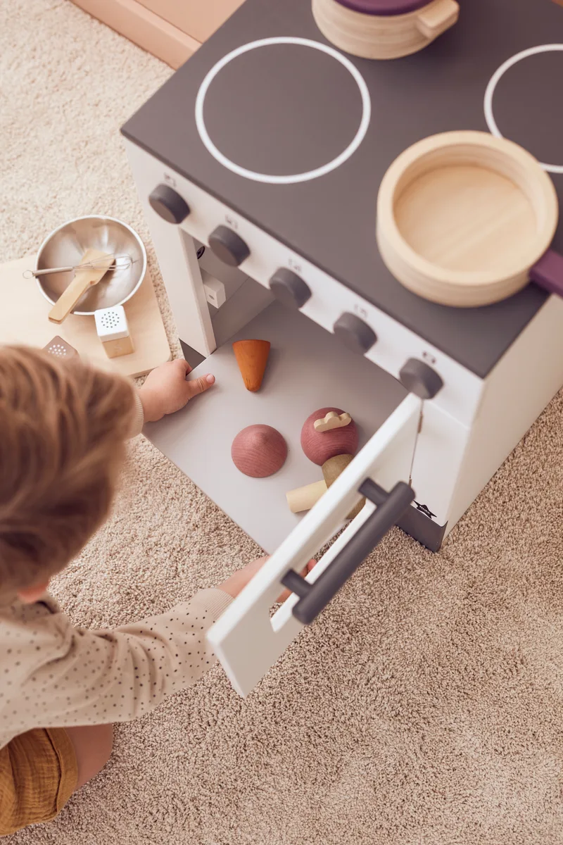 Fogão e Forno de Brincar – Branco | Kids Concept - Image 4