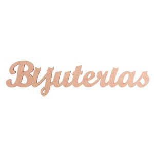 Aplique Laser Escrito Bijuterias 15×3 Cm