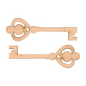 Aplique Laser Chave N°1 2 Un. 5×1,5 Cm