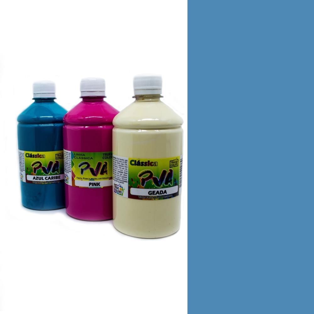 Tinta Pva Fosca True Colors 250ml – Azul Bali