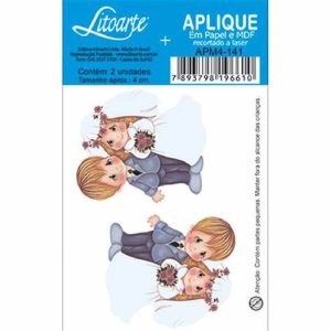 Litocart Aplique Madeira Noivos Loiros