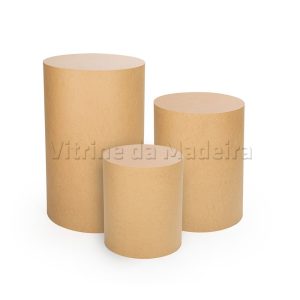 Mesa Jogo De Cilindros Liso