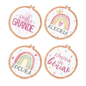 Litoarte Aplique Em Papel E Mdf – Bastidor