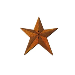 Aplique Botão Patchwork Estrela 4,5×4,5 Cm Cod.11