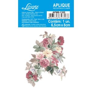 Litoarte Aplique Em Papel E Mdf – Flores