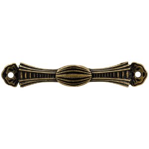 Puxador Detalhe Oval Enfeite Ouro Velho