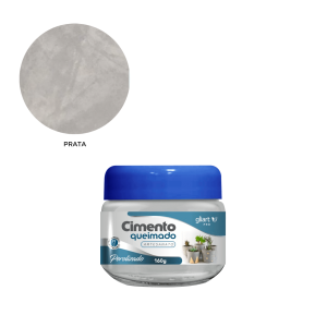 Cimento Queimado Gliart 160g – Prata