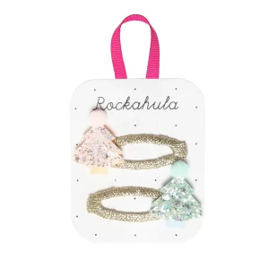 Ganchos do Cabelo – Shimmer Xmas Tree | Rockahula Kids