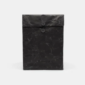 String Button Envelope - Black