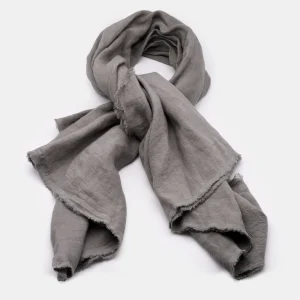 Linen Scarf - Grey
