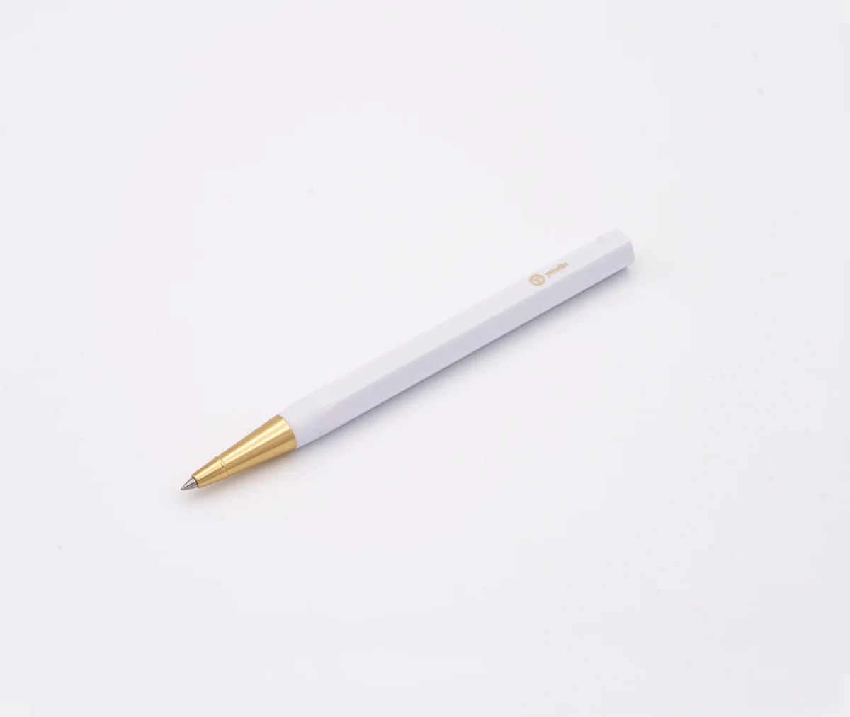 Resin Rollerball Pen - White - Image 4